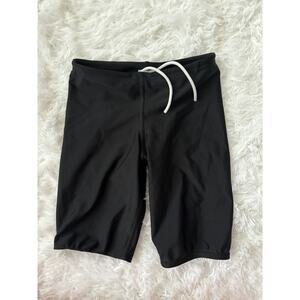Speedo Boys Sz. 8 Black Racing Swim Bottoms. Great Pair